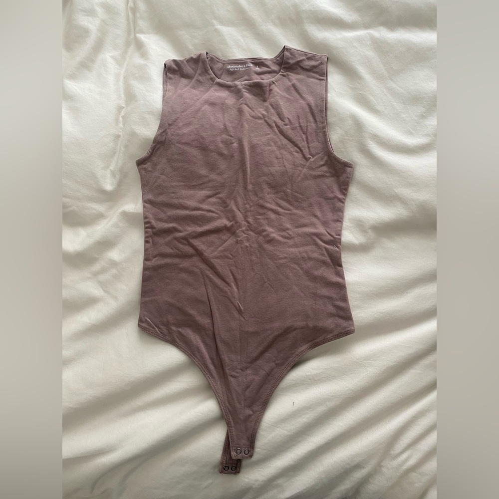 Abercrombie Beige One-Piece Bodysuit